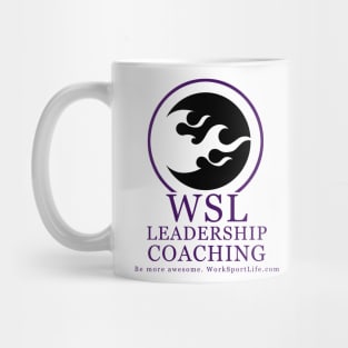 WSL Leadership Coaching logo in purple Mug